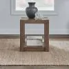 Liberty Furniture 449-OT1021 Liberty Furniture 449-OT1021 Broadmore - Square Chairside Table - Cobblestone Brown