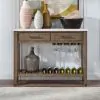 Liberty Furniture 618-SR4836 Edison - Server With Faux Marble Top - Brownstone