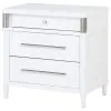 Coaster Fine Furniture 225072 Gracemont - 3-Drawer Bedroom Nightstand Bedside Table - White