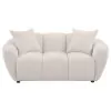 Coaster Fine Furniture 509302 Destino - Chenille Upholstered Splayed Arm Loveseat - Greige
