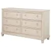 Coaster Fine Furniture 215923 Pembroke - 6-Drawer Bedroom Dresser Cabinet - Washed Oak