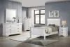 Coaster Fine Furniture 202441TB1 Louis Philippe - Twin Sleigh Headboard & Footboard, Box 1 of 2 - White