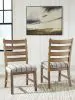 Benchcraft® D858-01 Ridgester - Dining Upholstered Side Chair (Set of 2) - Light Brown