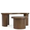Riverside Furniture 23802 Santa Cruz - Bunching Cocktail Tables - Whiskey Oak