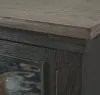 Ashley Furniture W736-68 Tyler Creek - Extra Large TV Stand - Black / Gray