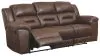 Ashley Furniture 3990488 Ashley Furniture 3990488 Stoneland - Reclining Sofa - Chocolate
