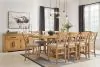Ashley Furniture D773/32/124(5)/60 Ashley Furniture D773/32/124(5)/60 Havonplane - 12 Pc. - Counter Extension Table, 10 Upholstered Barstools, Server - Brown