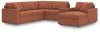 Ashley Furniture 92102S53 Ashley Furniture 92102S53 Modmax - 6-Piece Sectional With Raf Corner Chaise, Laf Corner Chair And Storage Console - Spice