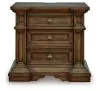 Ashley Furniture PCB949-93 Frantanna - Three Drawer Night Stand - Brown