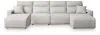 Ashley Furniture 65907S11 Ashley Furniture 65907S11 Modmax II - 4-Piece Power Reclining Sectional With Double Chaise - Stone