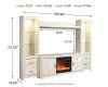 Ashley Furniture W331W5 Ashley Furniture W331W5 Bellaby - 5 Pc. - Entertainment Center - 63