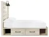 Ashley Furniture B192B16 Ashley Furniture B192B16 Cambeck - Full Panel Bed With Side Storage Drawers - Whitewash