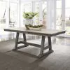 Liberty Furniture 62-CD-6TRS Liberty Furniture 62-CD-6TRS Lindsey Farm - 6 Piece Trestle Table Set - Gray & Sandstone