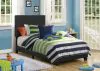 CoasterEveryday 300761T Dorian - Upholstered Twin Panel Bed - Black