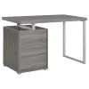 CoasterEveryday 800520 Brennan - 3-Drawer Office Computer Desk - Weathered Gray