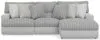 Jackson Furniture Industries 619/36/34/33-18 Jackson Furniture Industries 619/36/34/33-18 Abraxas - 3 Piece Power Reclining Sectional With 1 Lay-Back Chaise And 1 Recliner (RSF Chaise) - Moonstruck
