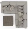 Jackson Furniture Industries 3345/62/42/12-26 Jackson Furniture Industries 3345/62/42/12-26 Livingston - 2 Piece Sectional With Comfort Coil Seating, 40