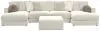 Jackson Furniture Industries 2235/75/31/76/12-16 Jackson Furniture Industries 2235/75/31/76/12-16 Ritzy - 4 Piece Modular Double Chaise Sectional And 1 Included Cocktail Ottoman - Bone