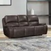 New Classic U093-30P2-CHG New Classic U093-30P2-CHG Brookings - Sofa With Power Headrest & Footrest - Charcoal Gray
