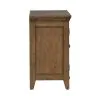 Liberty Furniture 930-BR62 Carolina Park - 2 Door Bedside Chest With Charging Station - Amber Brown