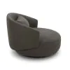 Liberty Furniture 708-ACH15-GY Liberty Furniture 708-ACH15-GY Haley - Upholstered Swivel Cuddler Chair - Charcoal
