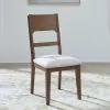 Liberty Furniture 105-C9101S Harmony - Panel Back Side Chair - Brownstone