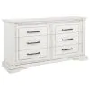 Coaster Fine Furniture 215873 Mckinney - 6-Drawer Bedroom Dresser Cabinet - Vintage White