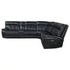 Coaster Fine Furniture 609610PPB3 Hewitt - RAF Dual Power Recliner, Box 3 of 3 - Black