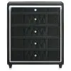 Coaster Fine Furniture 223165 Lorient - 5-Drawer LED Chest of Drawers - Black