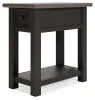 Ashley Furniture T736-107 Tyler Creek - Chair Side End Table - Black / Gray