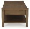 Ashley Furniture T769-1 Roanhowe - Rectangular Cocktail Table - Brown