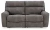 Ashley Furniture 61003S1 Ashley Furniture 61003S1 Next-Gen Durapella - 2-Piece Power Reclining Sectional Loveseat - Slate