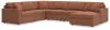 Ashley Furniture 92102S46 Ashley Furniture 92102S46 Modmax - 6-Piece Sectional With Raf Corner Chaise - Spice