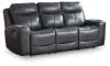 Ashley Furniture PCU1210015 Bexhurst - Power Reclining Sofa With Adjustable Headrest - Admiral