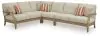 Ashley Furniture P801P11 Ashley Furniture P801P11 Clare View - 4-Piece Outdoor Sectional - Beige