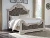 Ashley Furniture PCB948B4 Bruchandi - King Upholstered Panel Bed - Antique White