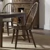 Liberty Furniture 382-C1000S Liberty Furniture 382-C1000S Hearthstone Ridge - Windsor Back Side Chair - Tobacco / Black