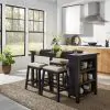 Liberty Furniture 942B-CD-5CTS Liberty Furniture 942B-CD-5CTS Brook Creek - 5 Piece Counter Set - Black