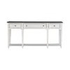 Liberty Furniture 417-AT72 Allyson Park - Hall Table - Wirebrushed White / Charcoal