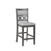 New Classic D1701-22-GRY Gia - Counter Chairs (Set of 2) - Gray