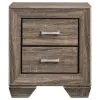 CoasterEveryday 204191Q-S4 Kauffman - 4 Piece Queen Bedroom Set - Washed Taupe
