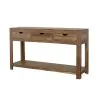 CoasterElevations 952853 Esther - 3-Drawer Wood Console Table - Natural Sheesham