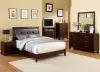 Furniture of America CM7068EK-BED Enrico - Eastern King Bed - Brown Cherry