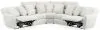 Jackson Furniture Industries 633/66/68/67-01 Majesty - 3 Piece Deep Seating Power Reclining Sectional - White