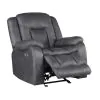 New Classic U2505-13P1-DGY New Classic U2505-13P1-DGY Morello - Glider Recliner With Power Footrest - Gray