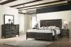 New Classic 00-677W-25C New Classic 00-677W-25C Andover - 6/0 Western King 5 Piece Bedroom Set (Bed & Dresser & Mirror & Chest & Nightstand) - White