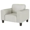 Coaster Fine Furniture 509649 Deerhurst - Upholstered Track Arm Tufted Accent Chair - Greige