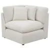 Coaster Fine Furniture 551451-SETA Hobson - 5 Piece Upholstered Modular Sectional Sofa - Ivory
