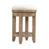 Liberty Furniture 922-OT9003 Millstone - Upholstered Console Swivel Stool - Nutmeg