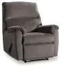 Ashley Furniture 1080329 Ashley Furniture 1080329 Nerviano - Zero Wall Recliner - Gray
